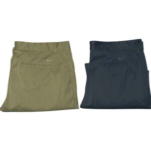 Nike Men's Golf Pants Dri Fit Performance Straight Lot Grey Tan Mens 38x30 (N)
